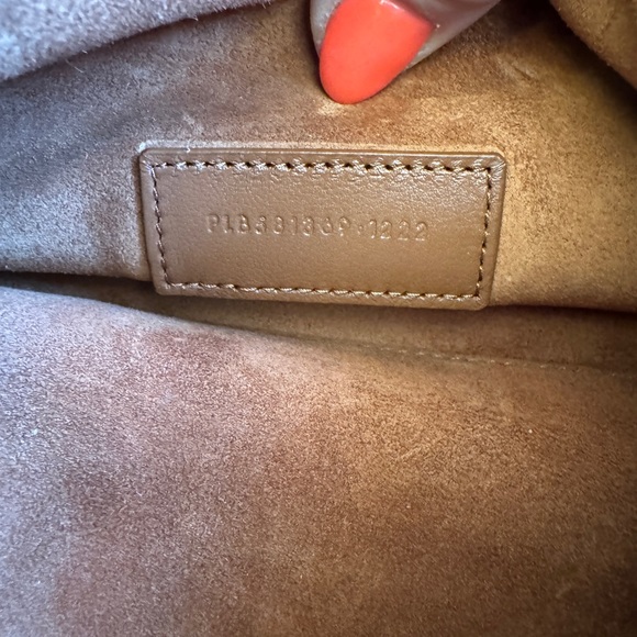 YSL ST. LAURENT RIVE GAUCHE LEATHER WRISTLET POUCH - Picture 4 of 9
